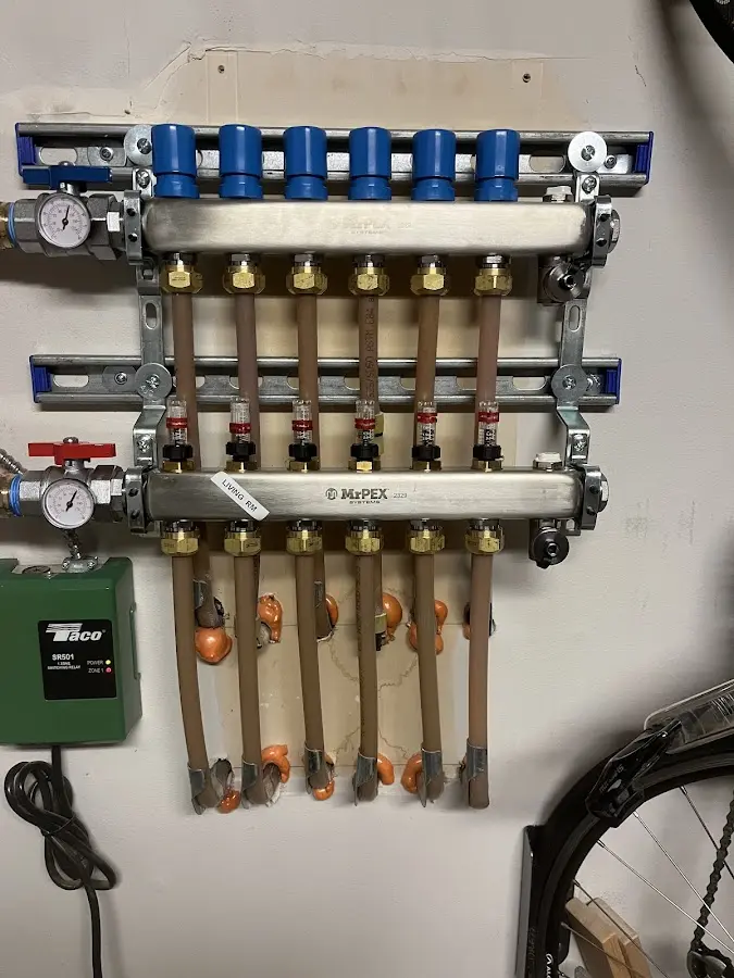 Plumber performing Gas Leak Detection at a residential property in Rowland Heights